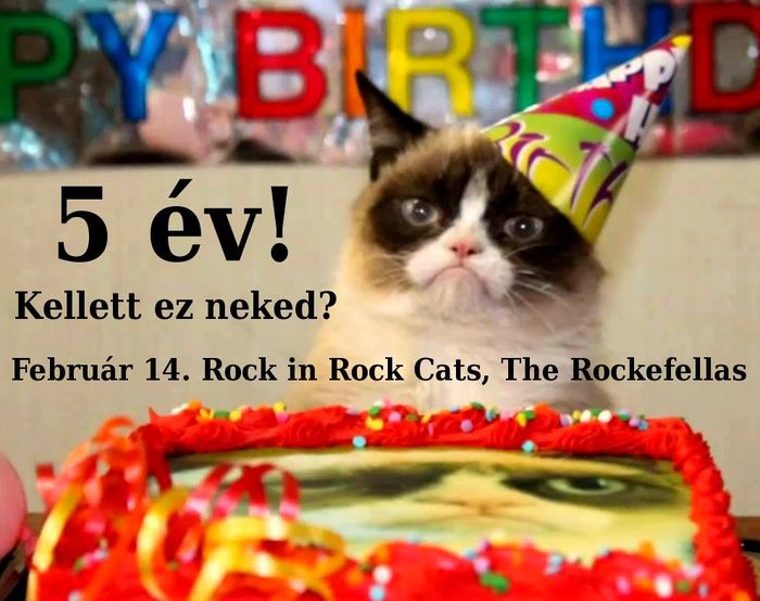 Rockin' Rock Cats és The Rockefellas szülinapi koncert Dunaszerdahelyne