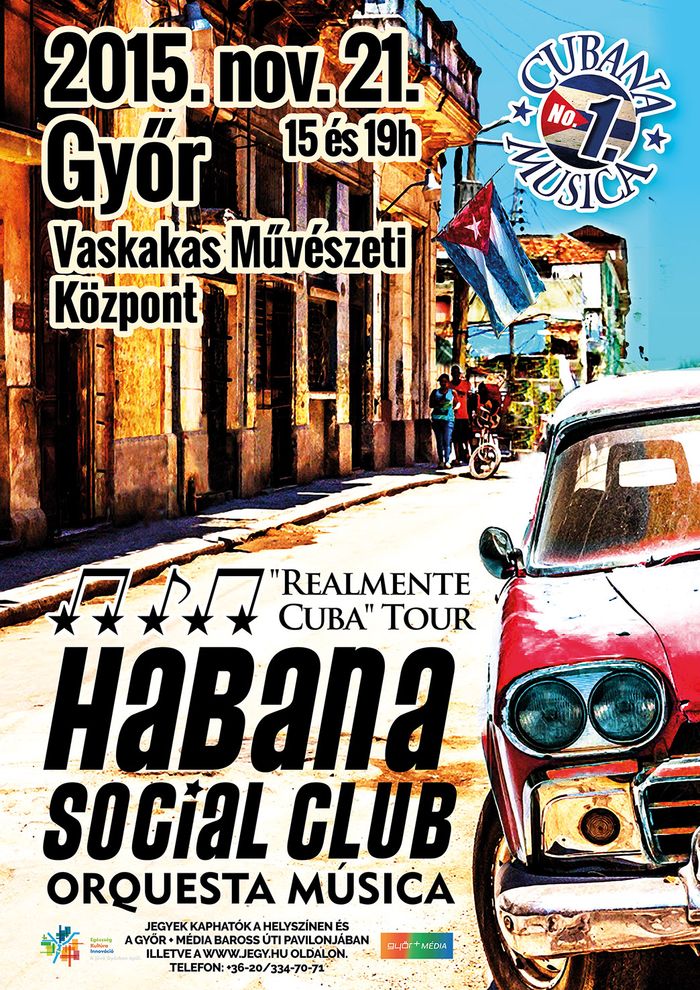A kubai Habana Social Club koncertje Győrben