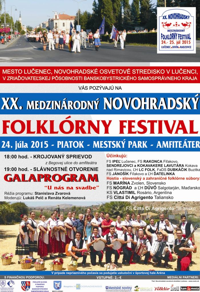 XX. Nemzetközi Nógrádi Folklórfesztivál Losoncon