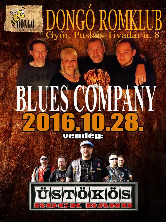 Blues Company és Üstökös Rock Band koncert Győrben