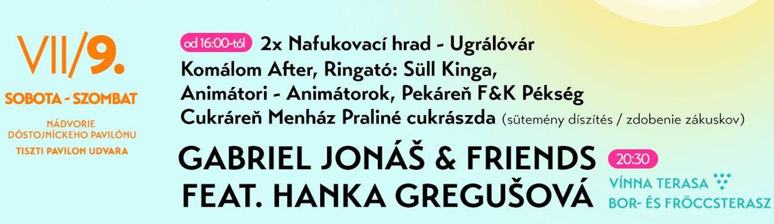 Gabriel Jonáš & Friends és Hanka Gregušová koncert Komáromban