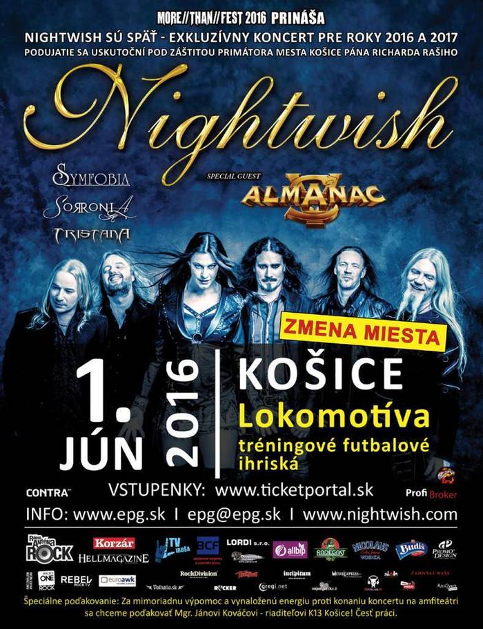A Nightwish és vendégei koncertje Kassán