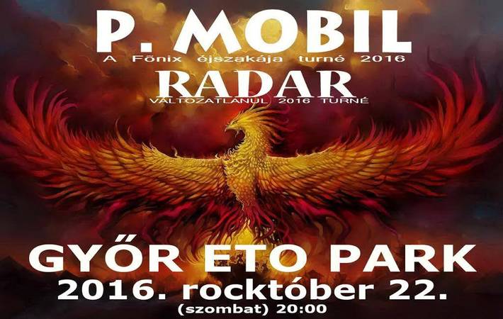 P.Mobil és Radara koncert Győrben