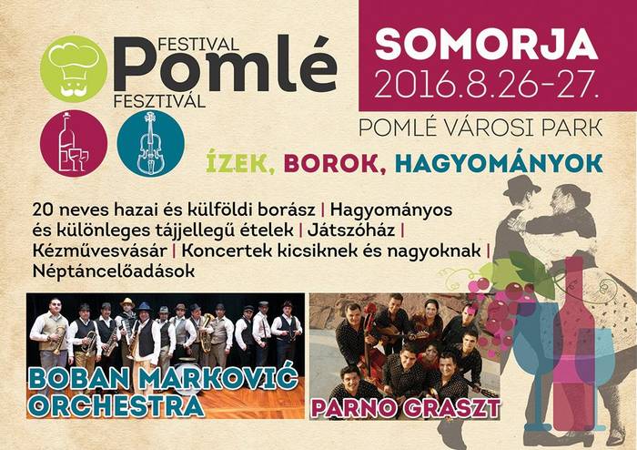 POMLÉ Fesztivál 2016 – Részletes program