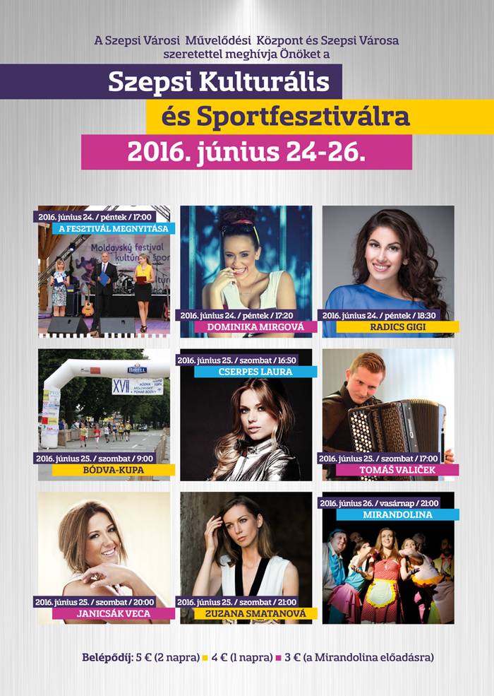 Szepsi Kulturális és Sportfesztivál 2016