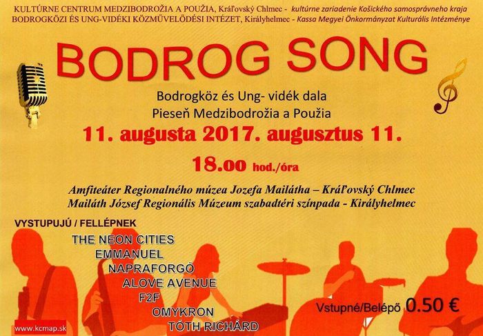 Bodrog Song – Bodrogköz és Ung-vidék dala fesztivál Királyhelmecen