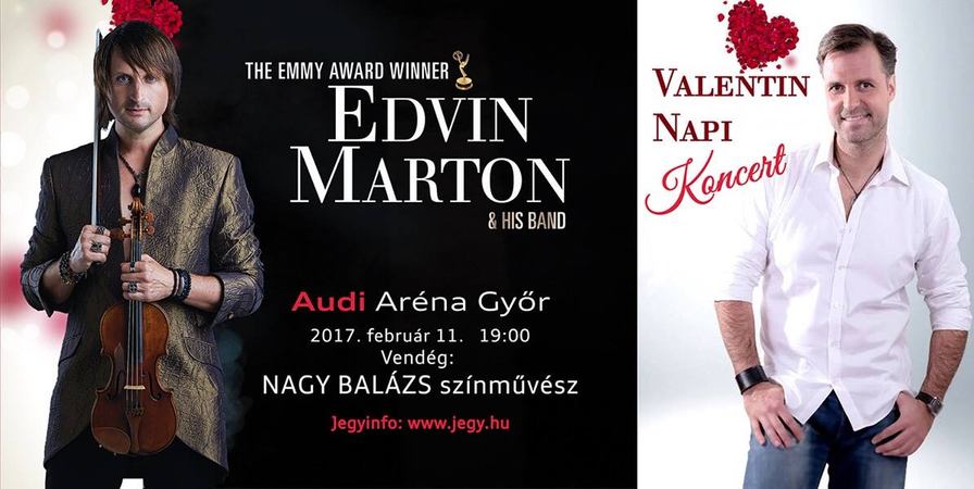 Edvin Marton hegedűművész koncertje Győrben