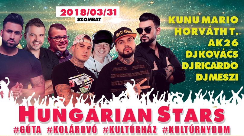 Hungarian Stars party Gútán