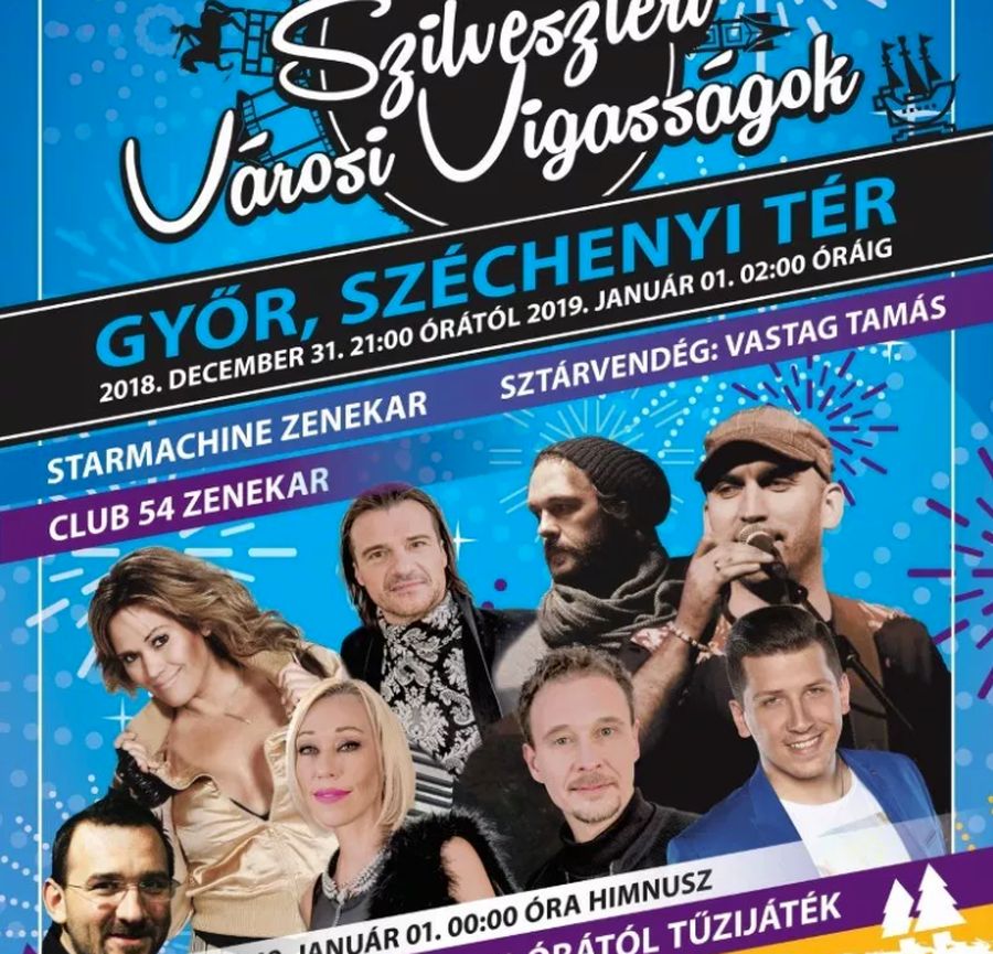 Győri Szilveszteri Városi Vigasságok 2018-ban is
