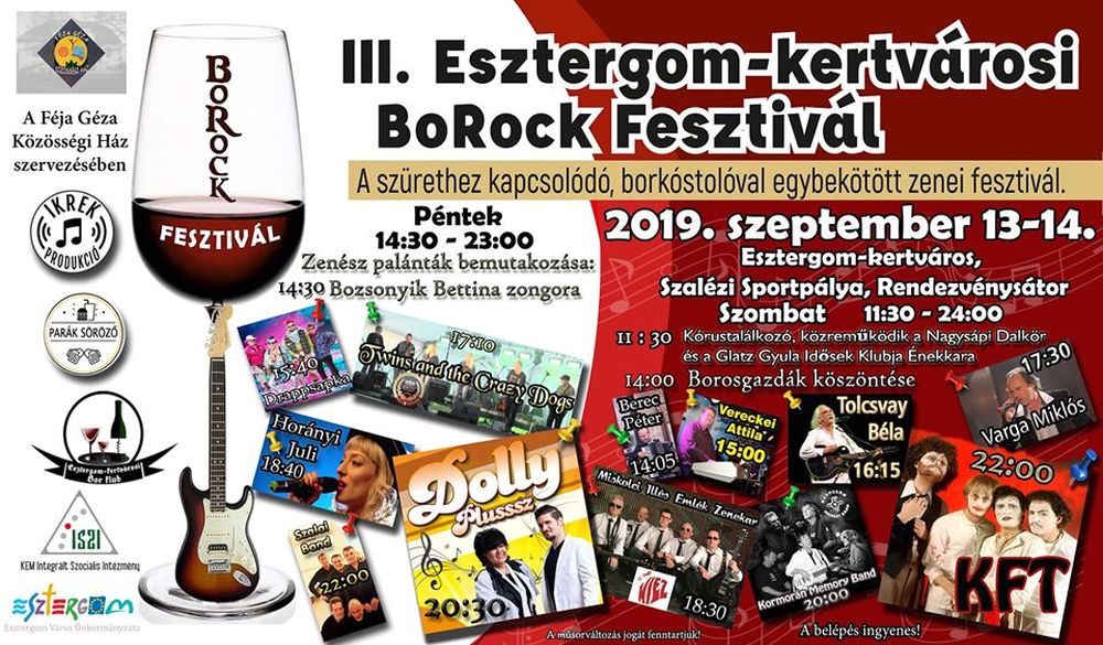 III. Esztergom-Kertvárosi BoRock Fesztivál