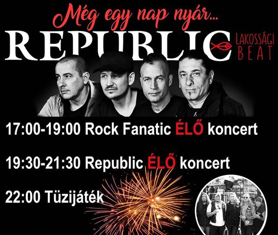 Republic és Rock Fanatic koncert Mérán