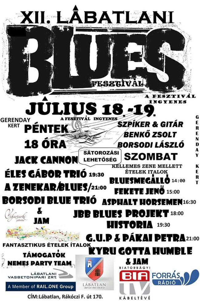 XII. Lábatlani Blues Fesztivál