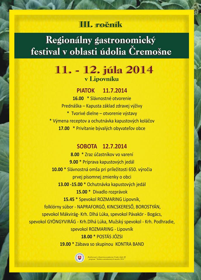 III. Regionális Gasztronómiai Fesztivál a Csermosnya-völgyben