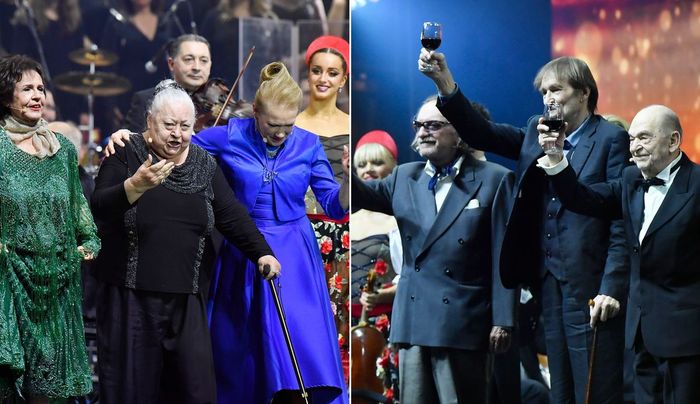 Molnár Piroska és Cserhalmi György díjat kapott - felvidéki gyerekek is énekeltek Mága Zoltán újévi koncertjén (+FOTÓK)