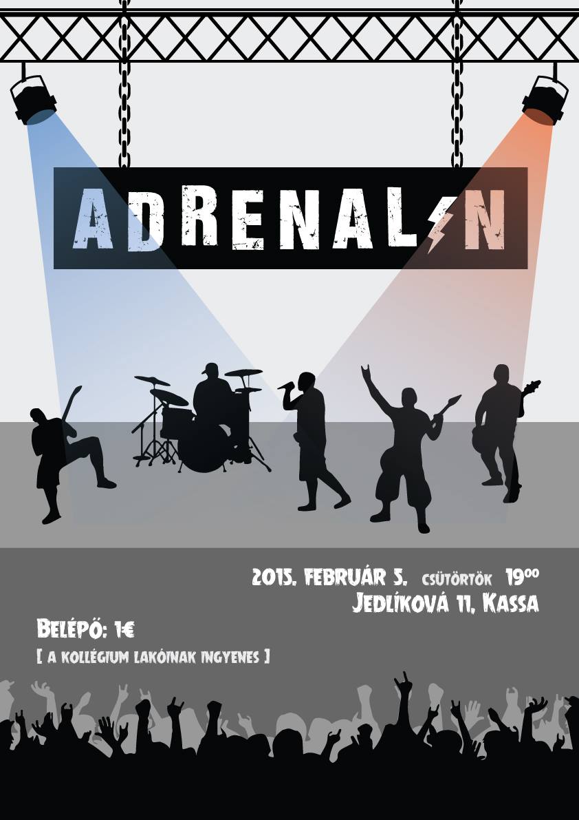 Adrenalin koncert Kassán