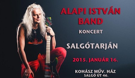 Alapi István Band koncert Salgótarjánban