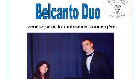 Belcanto Duo komolyzenei koncertje Léván