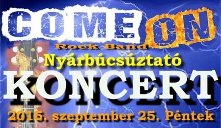 Come On Rock Band koncert Párkányban