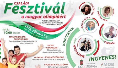 Családi Fesztivál a magyar Olimpiáért Győrben