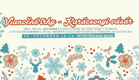 Peter Šrámek koncert a Párkányi Karácsonyi vásáron