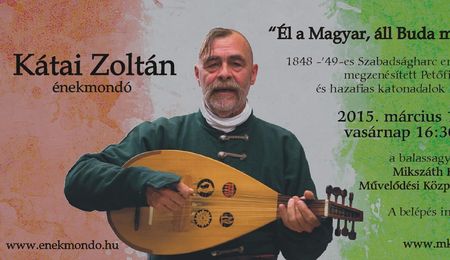 Kátai Zoltán énekmondó koncertje Balassagyarmaton