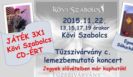 Kövi Szabolcs lemezbemutató koncertjei Esztergomban