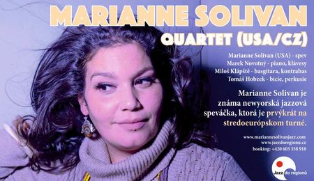 Marianne Solivan Quartet koncert Rimaszombatban
