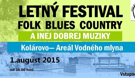 Folk Blues Country - Nyári zenei fesztivál Gútán