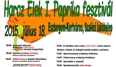 Harcz Elek I. Paprika fesztivál Esztergomban