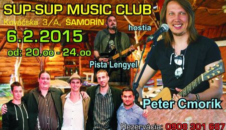 Peter Cmorík, Suba Attila & The Soulfool Band és Lengyel Pista koncert Somorján
