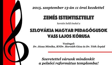 A Szlovákiai Magyar Pedagógusok Vass Lajos Kórusa Pelsőcön koncertezik