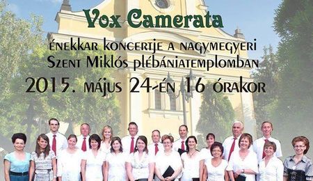 Vox Camerata pünkösdi koncertje Nagymegyeren