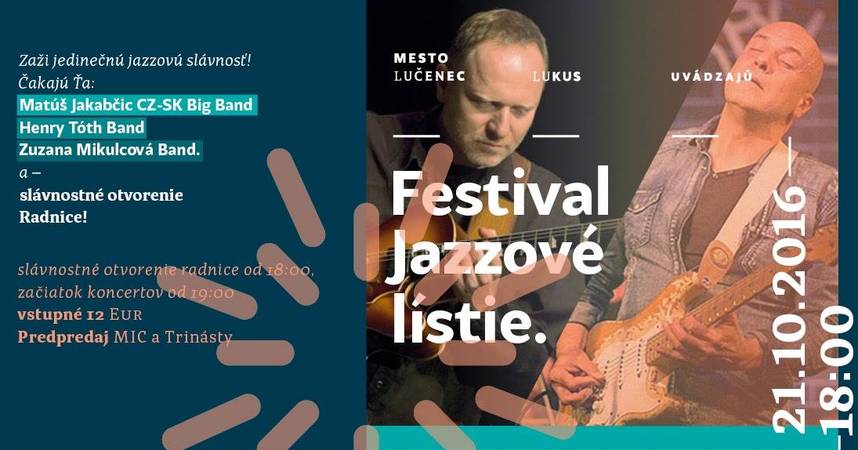III. Jazz levelek fesztivál Losoncon
