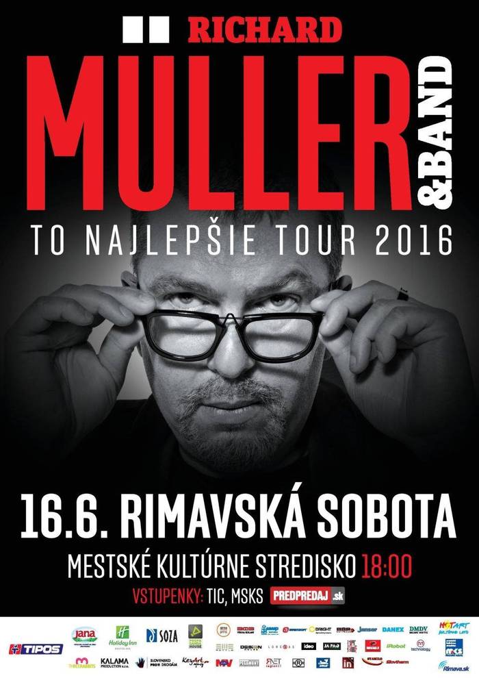 Richard Müller – To Najlepšie Tour 2016 Érsekújvár