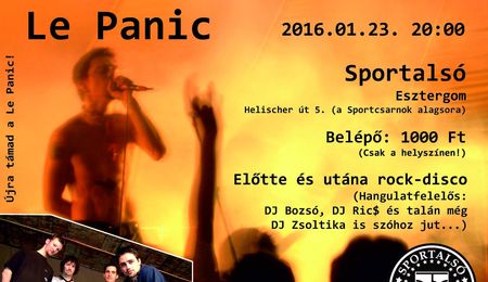 Le Panic 20+1 éves koncert Esztergomban