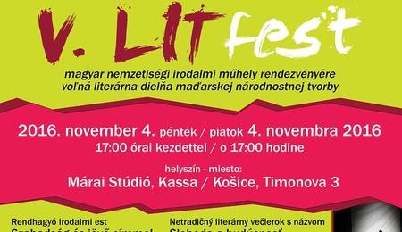 V. LITfest Kassán