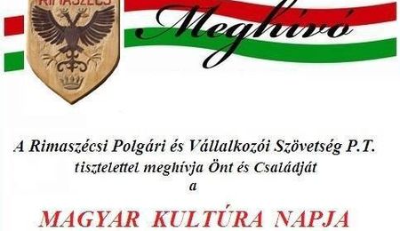 A Magyar Kultúra Napja Rimaszécsen