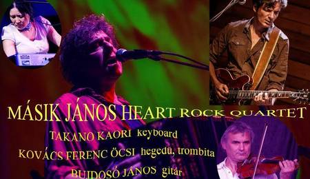 Másik János Heart Rock Quartet koncert Komáromban