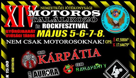 XIV. Nemzetközi Jótékonysági Motoros Találkozó és Rockfesztivál Győrújbarátiban - második nap