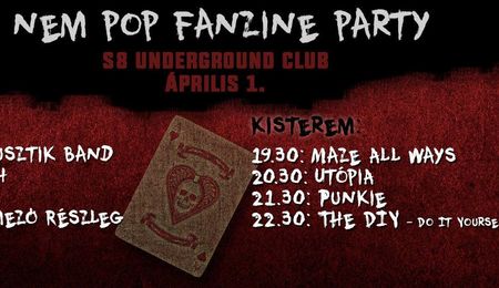 Nem Pop Fanzine Party Budapesten