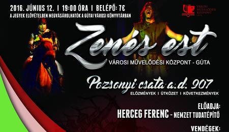 Pozsonyi csata – Zenés est Vadkerti Imrével és Kovács Koppánnyal Gútán