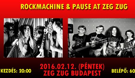 Rock Machine DS és Pause koncert Budapesten