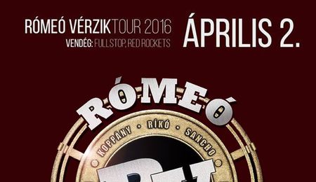 Rómeó vérzik, Fullstop és Red Rockets koncert Budapesten