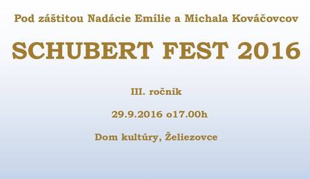 Schubert Fest 2016