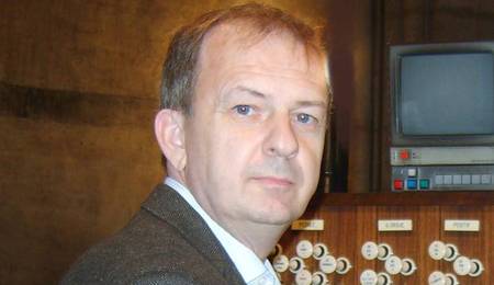 Szabó Imre Budapesten orgonál