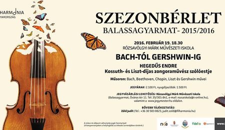 Bachtól Gerschwinig - szólóest Balassagyarmaton