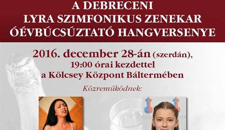 A Lyra Szimfonikus Zenekar évbúcsúztató koncertje Sárközi Xéniával és Holozsai Eszterrel