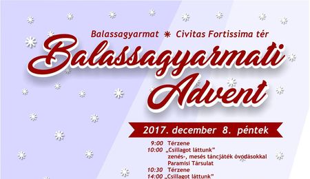 Balassagyarmati Advent 2017-ben is