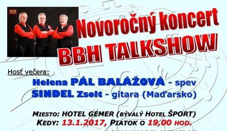 BBH talkshow - újévi koncert Rozsnyón
