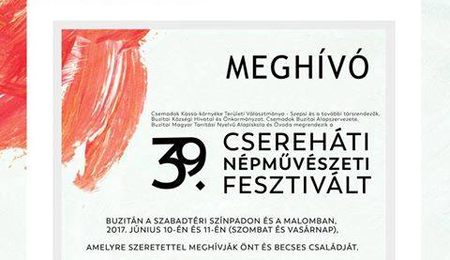 39. Csereháti Népművészeti Fesztivál Buzitán - második nap